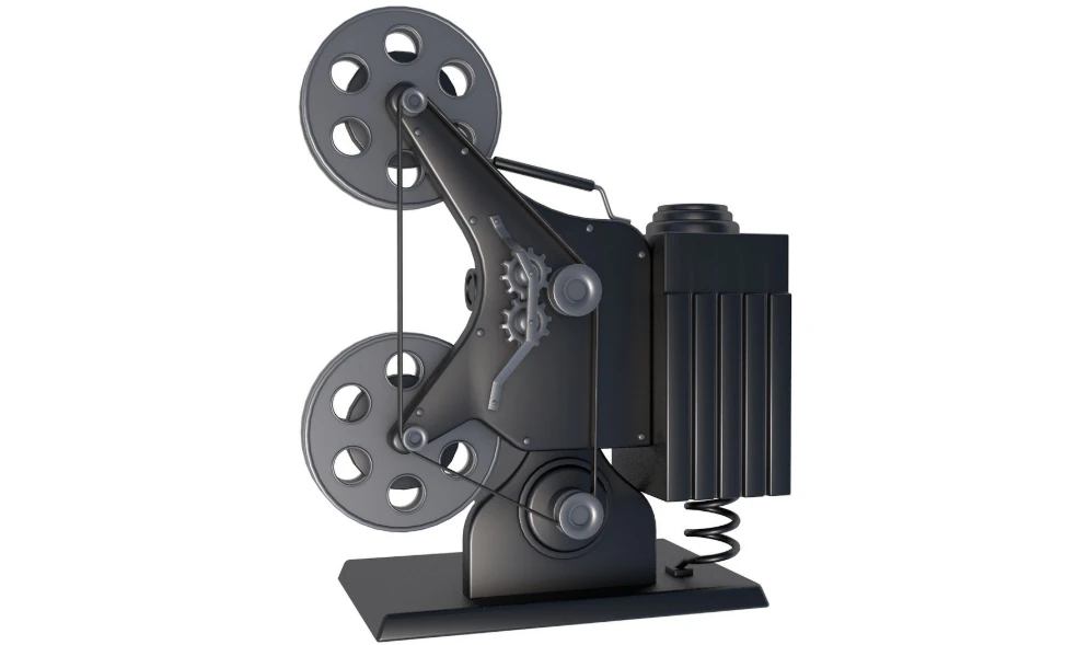 필름 프로젝터 3D 모델 .c4d .max .obj .3ds .fbx .stl .blend 