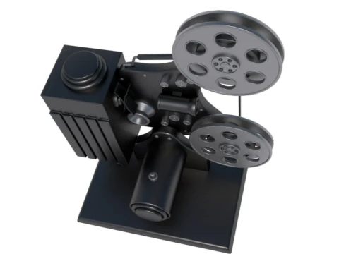 필름 프로젝터 3D 모델