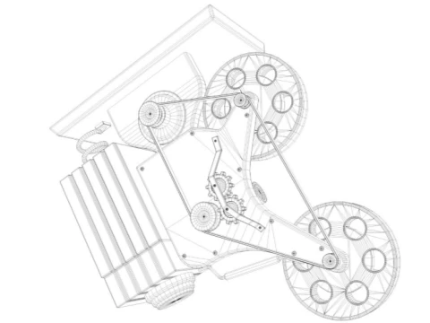 필름 프로젝터 3D 모델