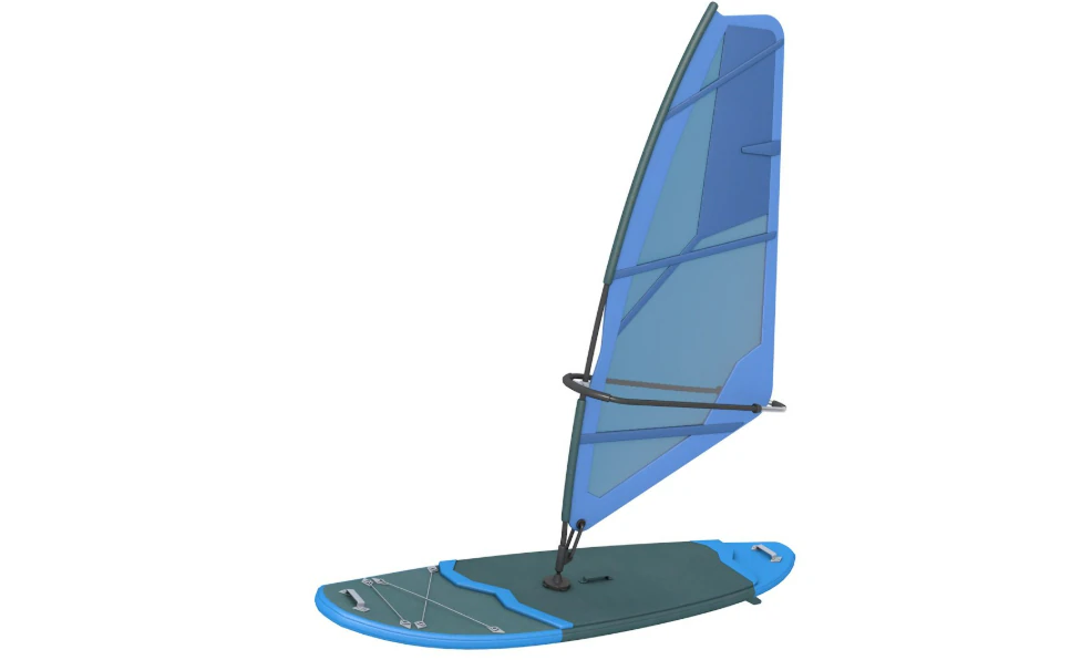Windsurfen 3D Modell .c4d .max .obj .3ds .fbx .stl .blend