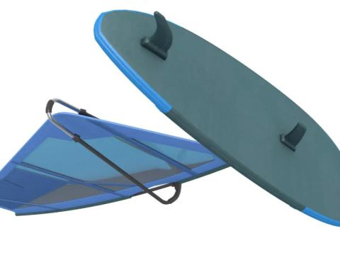 Windsurfen 3D Modell