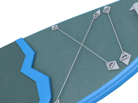 Windsurfen 3D Modell