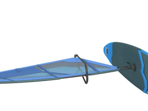 Windsurfen 3D Modell