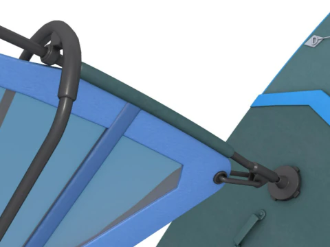 Windsurfen 3D Modell