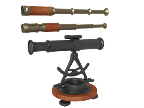 Telescopes Collection 3D Model