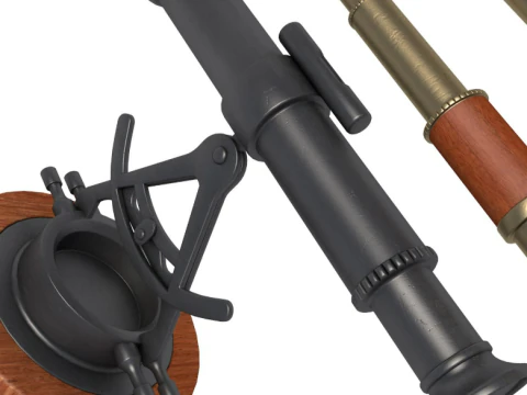 Telescopes Collection 3D Model