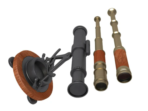 Telescopes Collection 3D Model