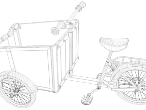 Cargo Bike 3D Model