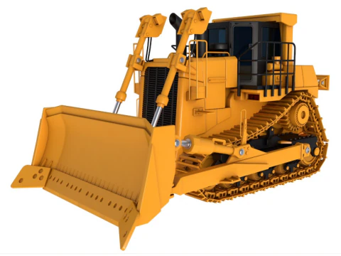 Paletli Dozer 3D Model
