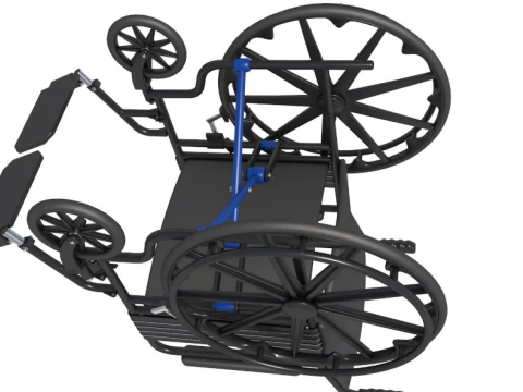 Wheelchair 3D Model