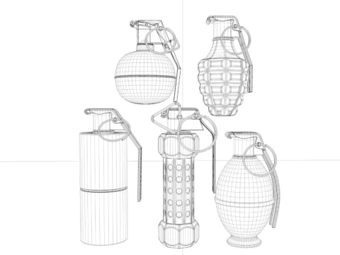 Grenade Pack 3D Model