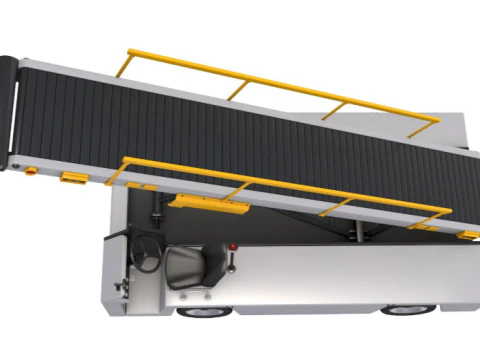 Airport Conveyor Belt Loader 3D Model