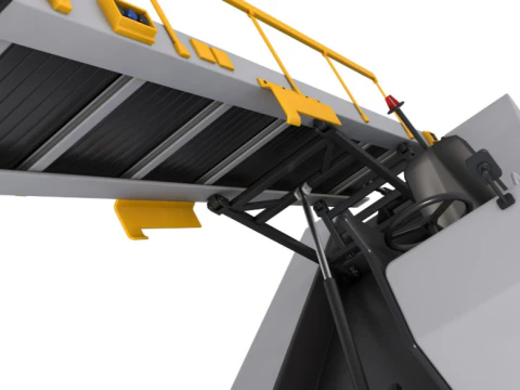 Airport Conveyor Belt Loader 3D Model