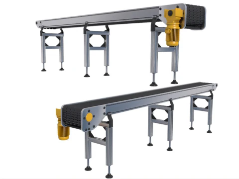 Conveyor Belt for Factory 3D Model