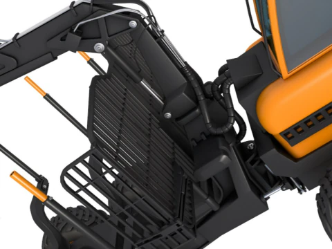Forwarder Forestry Vehicle 3D Model