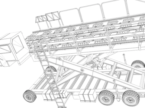 Airport Big Collection 3D Model
