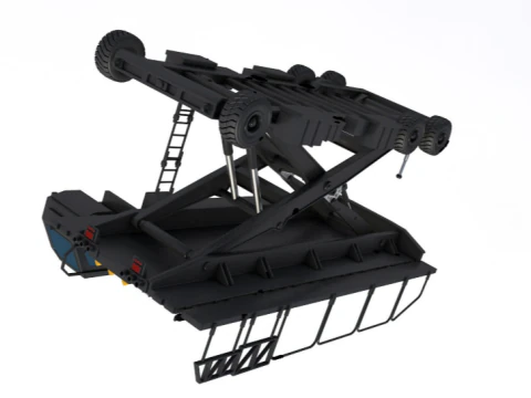 Savunma U&ccedil;ağı Y&uuml;kleyici 3D Model