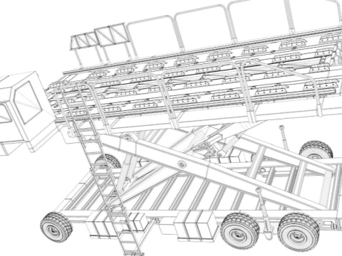Savunma U&ccedil;ağı Y&uuml;kleyici 3D Model