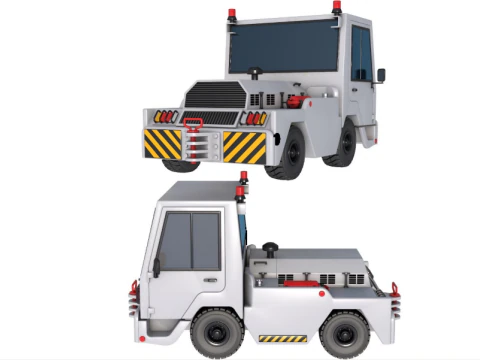 Aircraft Tow Tractor Generic 3D Model