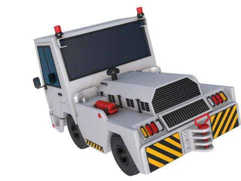 Aircraft Tow Tractor Generic 3D Model