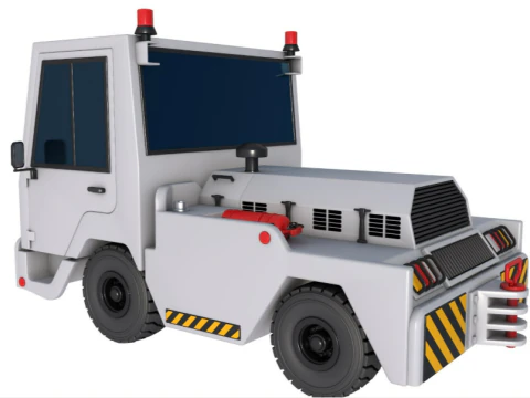 Aircraft Tow Tractor Generic 3D Model