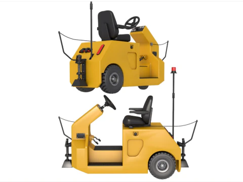 Tugger industriale elettrico Modello 3D