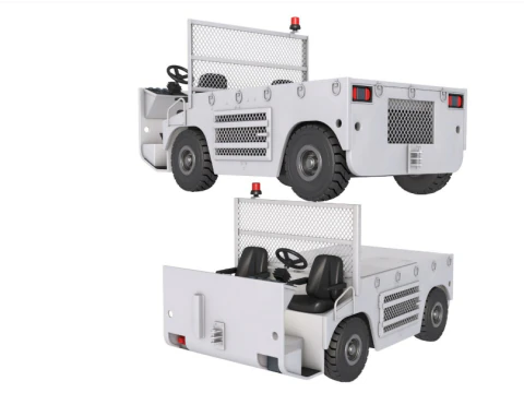 군용 항공기 예인선 3D 모델