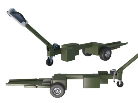 Light Aircraft Towbar 3D Model