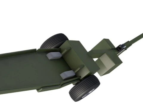 Light Aircraft Towbar 3D Model