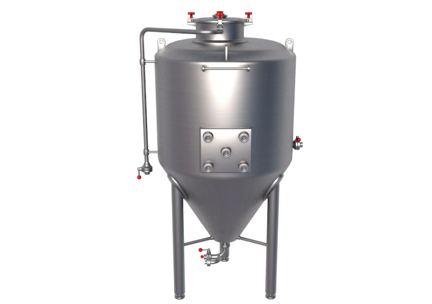 Brewery Fermentation Tank 3D Model .c4d .max .obj .3ds .fbx .stl .blend 