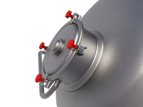 Brewery Fermentation Tank 3D Model