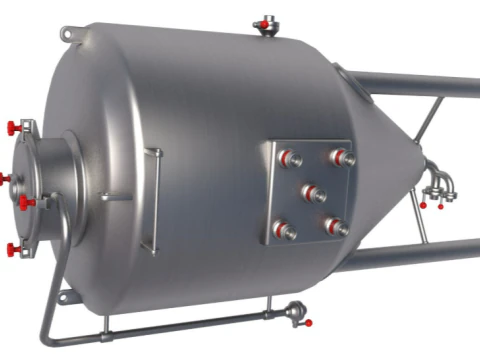 Brewery Fermentation Tank 3D Model