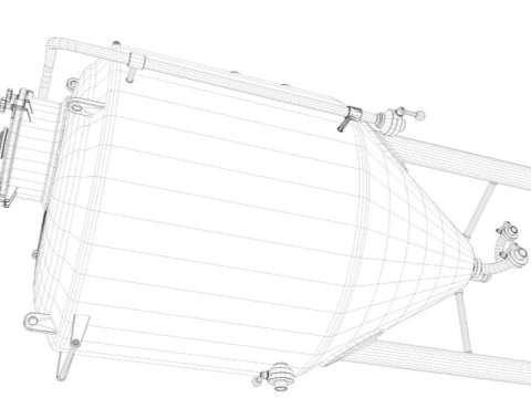 Brewery Fermentation Tank 3D Model