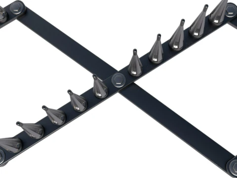 Spike Strip 3D Model