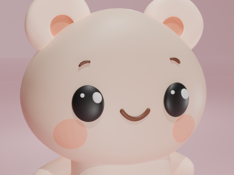 Pink Taddy 3D Model