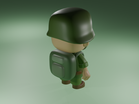 Soldier bob 3D 模型