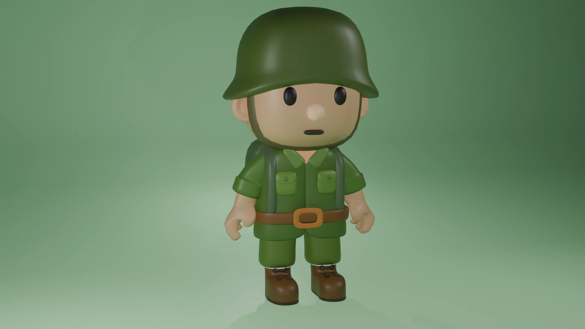 Soldier bob 3D Model .c4d .max .obj .3ds .fbx .stl .blend 
