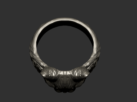 Cat Head Ring 3D Принт Модель