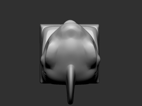 Shark Head Keycap 3D Baskı Modeli