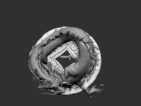 イースタン ドラゴン マスターピース プレミアム コレクタブル 3D プリント モデル 3Dプリントモデル