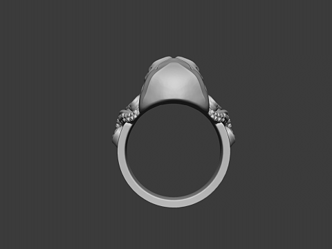 Cthulhu Tentacle Ring 3D print model Model Cetak 3D