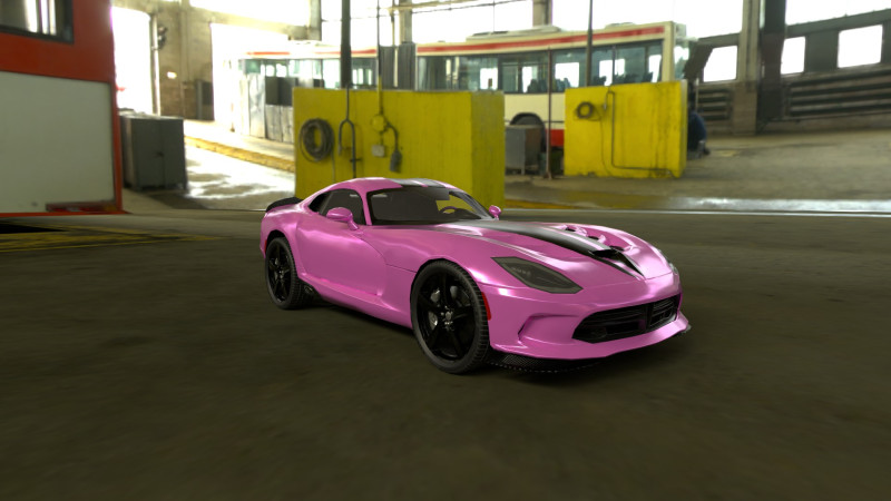 Realistic Sports Car Low-poly Modello 3D .c4d .max .obj .3ds .fbx .stl .blend 