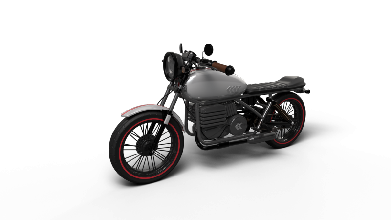 Realistic Motorcycle Low-poly 3D Model .c4d .max .obj .3ds .fbx .stl .blend