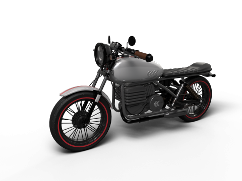 Realistic Motorcycle Low-poly 3D 모델