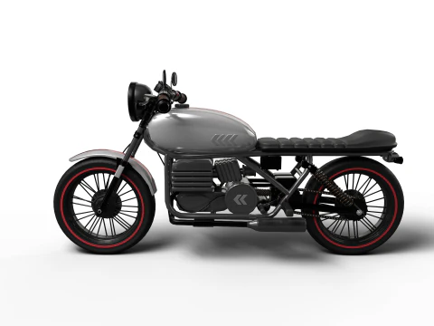 Realistic Motorcycle Low-poly 3D Model