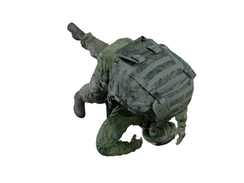 Realistic Modern Soldier Rigged Animated 3D Модель