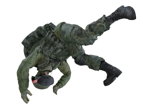 Realistic Modern Soldier Rigged Animated 3D Модель