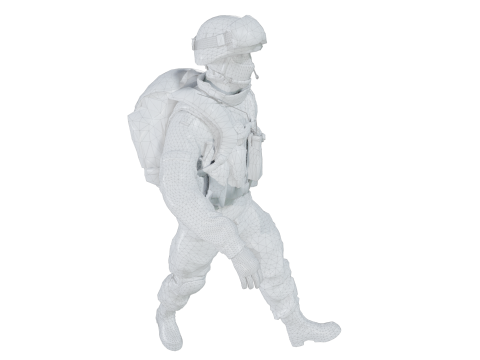 Realistic Modern Soldier Rigged Animated 3D Модель