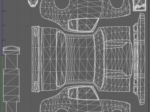 Low Poly Taxi Cars Pack 3D Model