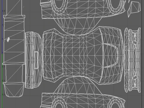 Low Poly Taxi Cars Pack 3D Model